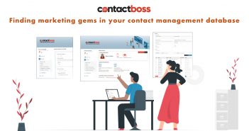 Finding marketing gems in your contact management database Contact Boss- Blog - Marketing Tool