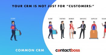 Your CRM is not just for “customers!” Not-Just-A-CRM-CONTACTBOSS