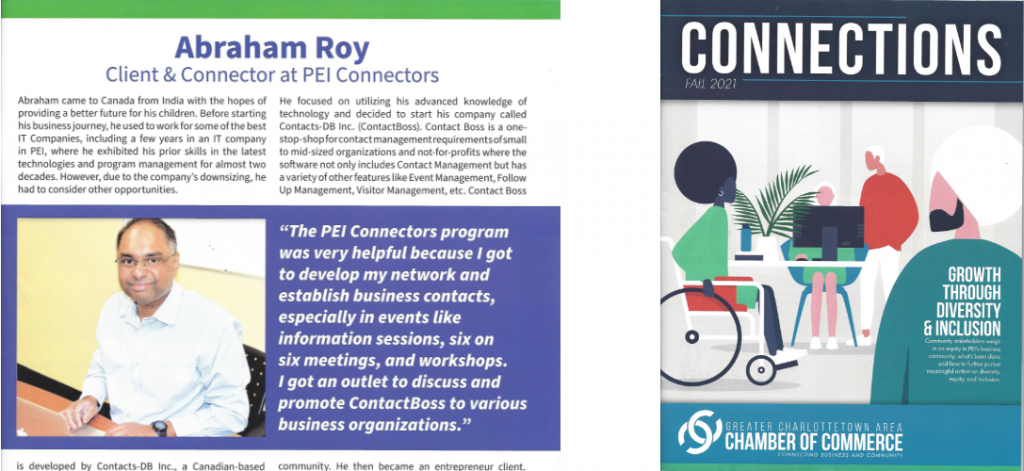 Contact Boss Chamber of Commerce article