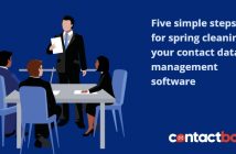 Five simple steps for spring cleaning your contact data management software