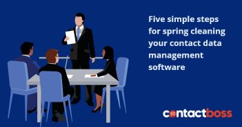 Five simple steps for spring cleaning your contact data management software