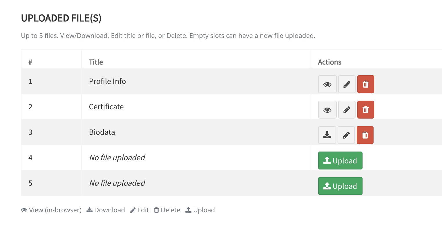 File Upload Mockup